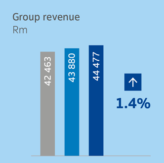 group rvenue graph