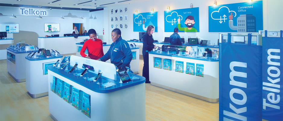 A newly-designed Telkom shop in the Cresta shopping centre